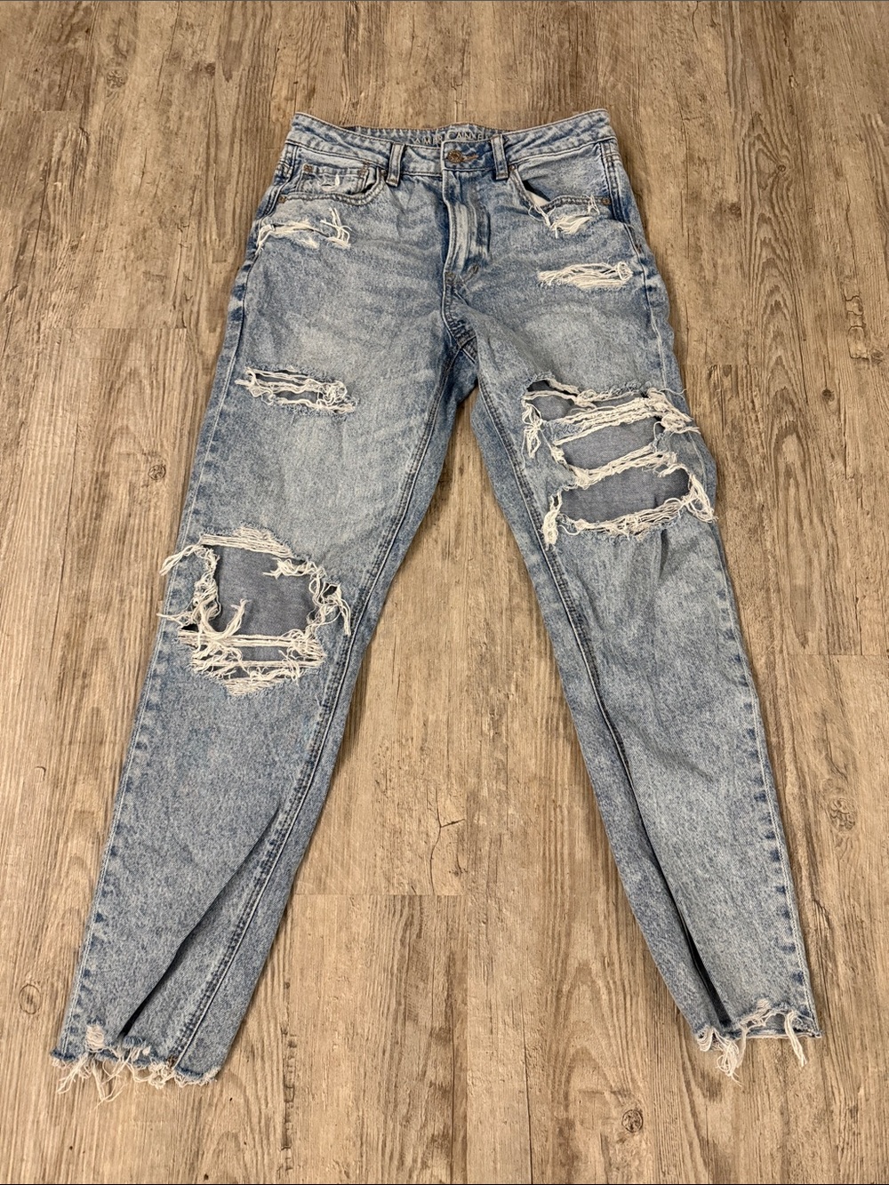 American Eagle Outfitters Light Blue Straight Jeans